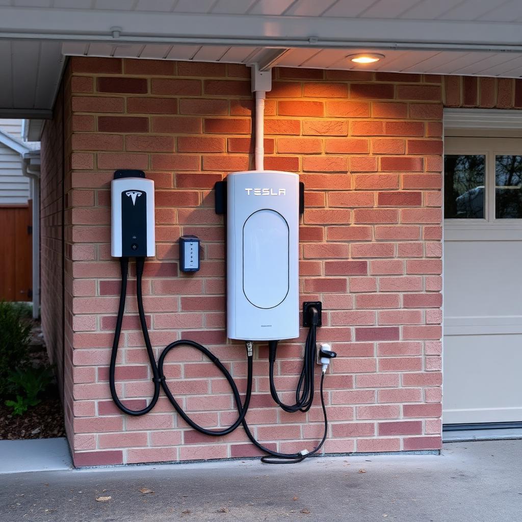 Tesla EV Charger Install